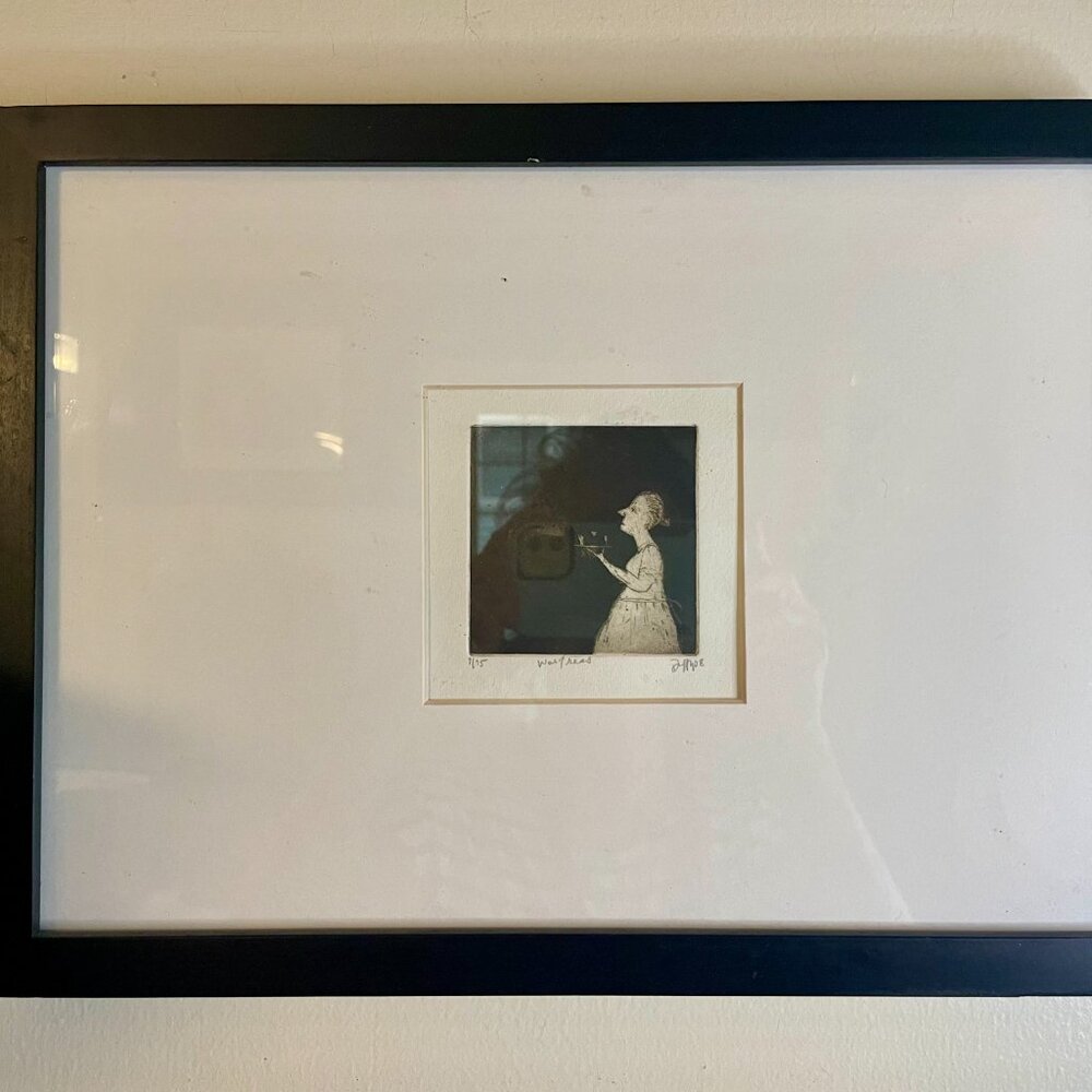 The Waitress Ltd Series Sepia Tint Lithograth Signed Stephen Francis Duffy - Picture 5 of 7